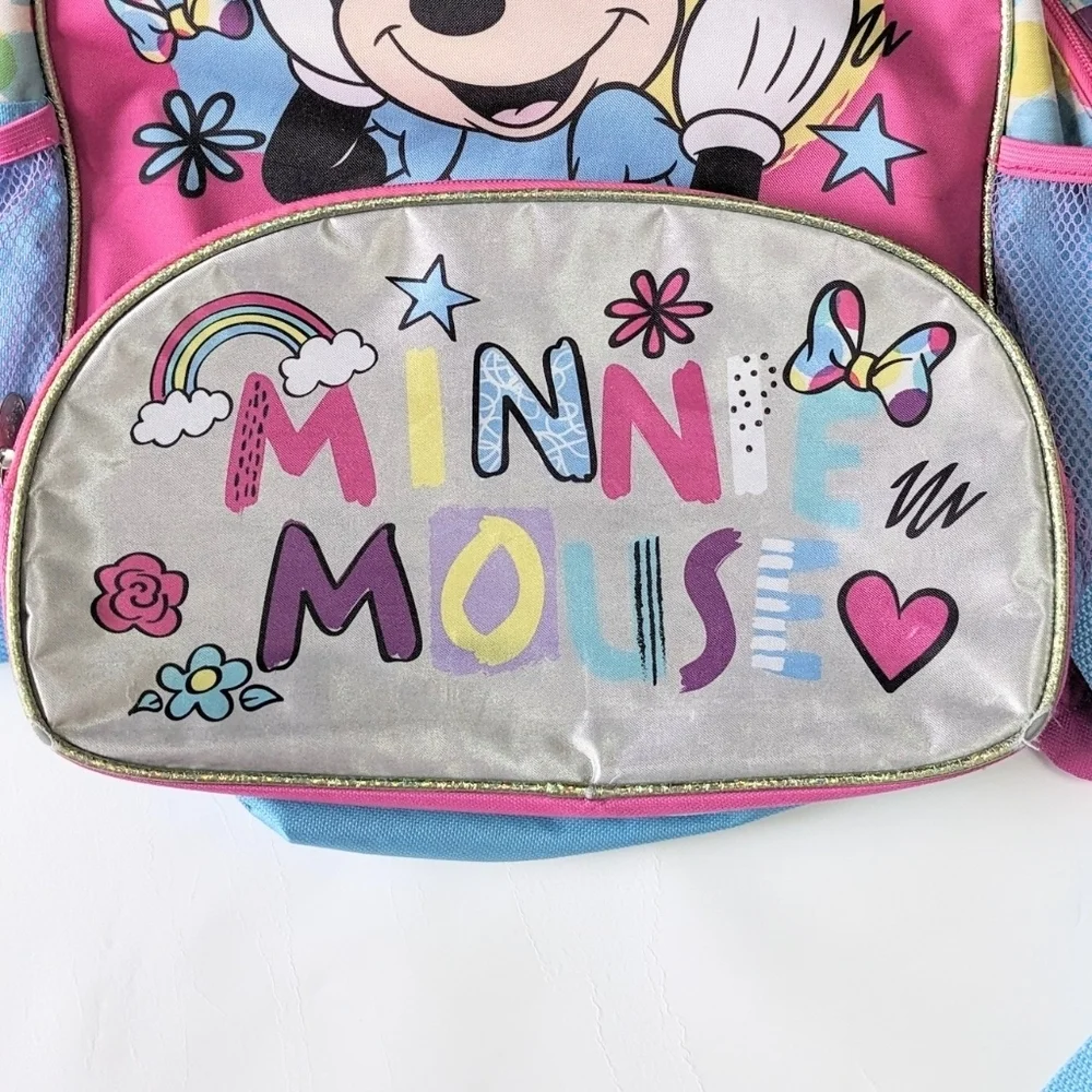 Minnie Mouse Pink Backpack with Accent Bow